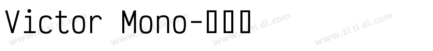 Victor Mono字体转换 Victor Mono字体转换
